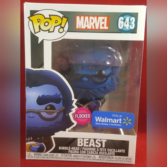 Marvel flocked beast Wal-Mart exclusive 643 (nib) Brand new beast flocked 643 - Picture 2 of 7
